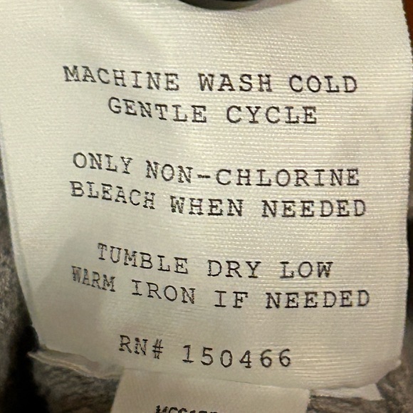 Red Ale | Long Sleeve Light Gray Button Up Henley Shirt - Picture 3 of 4